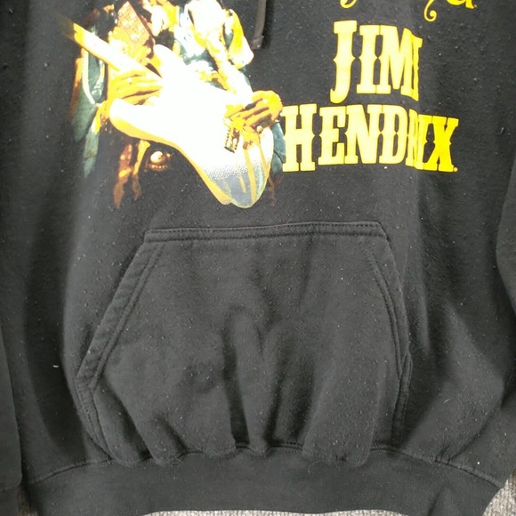 Authentic Hendrix Men's Jimi Hendrix Graphic Hoodie Black M Electric Ladyland - Picture 5 of 12
